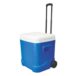 lot 19834 image: Igloo 60 Qt. Ice Cube Roller Cooler