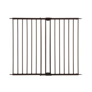 lot 19839 image: Toddleroo by North States Easy Swing and Lock Baby Gate, 28.68-47.85 Wide, Matte Bronze