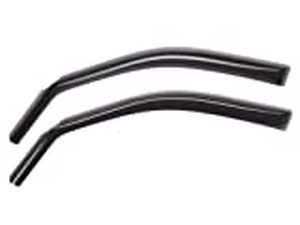 lot 19863 image: WeatherTech Custom Fit Front Side Window Deflectors for Cadillac Escalade, Dark Smoke