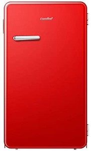 lot 19924 image: COMFEE 3.3 Cubic Feet Solo Series Retro Refrigerator Sleek Appearance HIPS Interior, Energy Saving, Adjustable Legs, Temperature Thermostat Dial, Removable Shelf, Perfect for HomeDormGarage