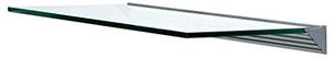 lot 19946 image: LTL Home Products Glacier Glass Shelf Kit, 12X24, Clear