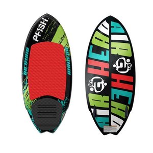 lot 19961 image: Airhead Pfish Beginner to Advanced 2 Fin Skim Style Water Wakesurf WakeBoard