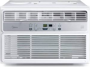 lot 19729 image: MIDEA MAW06R1BWT 6,000 BTU EasyCool Window Air Conditioner, Fan-Cools, Circulate