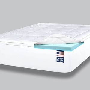 lot 19853 image: ViscoSoft 4 inch Pillow top gel memory foam