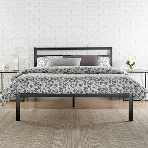 lot 2715 image: Modern Studio Platform Metal Bed FrameMattress Foundation