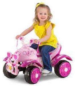 lot 2751 image: Kid Trax Princess Battery Powered 4 Wheeler