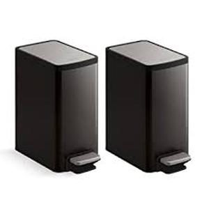lot 2778 image: Kohler Mini Step Trash Cans