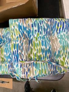 lot 2812 image: Pillow Perfect IndoorOutdoor Chair Cushions