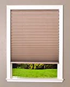 lot 2840 image: Easy Lift Trim at Home Cordless Pleated Light Blocking Fabric Shade