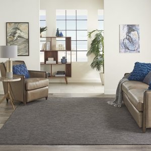 lot 2898 image: Nourison Positano Solid Contemporary Area Rug