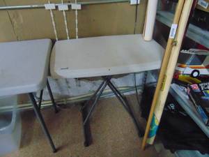 lot 3857 image: Small Lifetime Folding Table