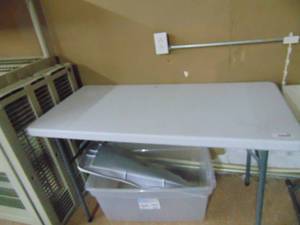 lot 3858 image: Small Lifetime Folding Table