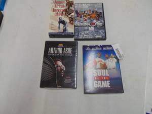lot 3925 image: 3 Sports DVDs and 1 VHS