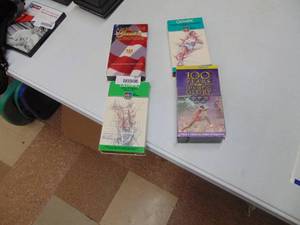 lot 3927 image: 4 Olympics VHS