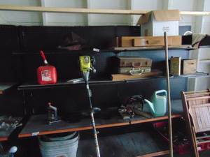 lot 4002 image: 2- 4 Foot Sections of Gondola Shelving - Shelving Only