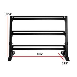 lot 1565 image: CAP Barbell 3 Tier Dumbbell Rack, 51
