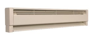 lot 1586 image: Fahrenheat PLF Liquid Filled Electric Hydronic Baseboard Heater, 46 inches, Navajo White