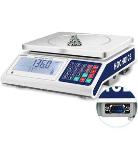 lot 1591 image: Industrial Counting Scales 15kg x 0.5g  33lbs0.0011lbs  Counting Scales for Parts and CoinsHigh-Precision Electronic Gram Scale Industrial Scale(Without Battery and RS232 Data Cable)