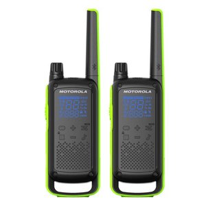lot 1592 image: Motorola Talkabout T801 Two-Way Radios, 2 Pack, BlackGreen