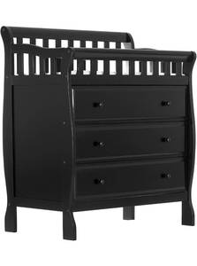 lot 1597 image: Dream On Me, Marcus Changing Table and Dresser, Black