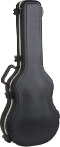 lot 1614 image: SKB 000 Size Acoustic Shaped Hardshell - TSA Latch, Over-Molded Handle