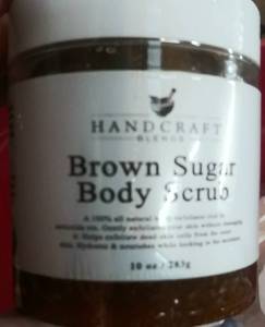 lot 30002 image: Handcraf Blends 100% All Natural Brown Sugar Body Scrub,10oz28g