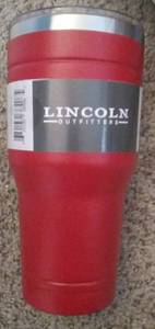 lot 30050 image: 30 Oz Insulated Red Tumbler Cup
