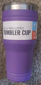 lot 30052 image: 30 Oz Insulated Purple Tumbler Cup