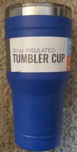 lot 30053 image: 30 Oz Insulated Blue Tumbler Cup