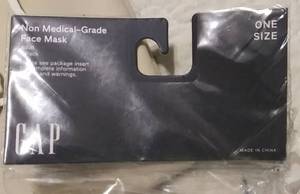 lot 30066 image: 3 Fabric Adult Face Masks