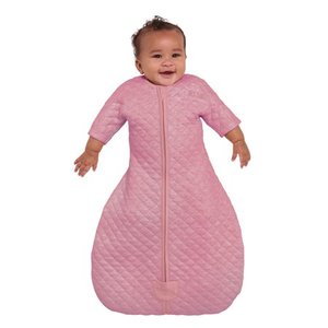 lot 30074 image: HALO Easy Transition SleepSack Wearable Blanket, 100% Cotton, Pink Heather, Medium