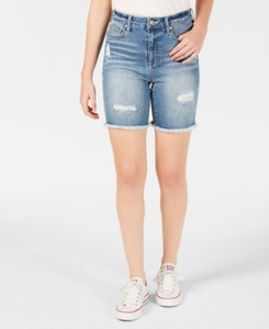 lot 31001 image: Celebrity Pink Juniors Ripped Denim Bermuda Shorts