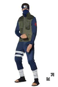 lot 31053 image: Spirit Halloween Adult Kakashi Naruto Costume Size M