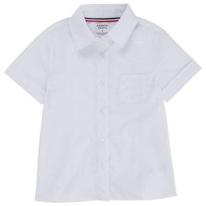 lot 31063 image: French Toast Girls Size 16 School Uniform Short Sleeve Woven Button-Up Shirt with Pocket