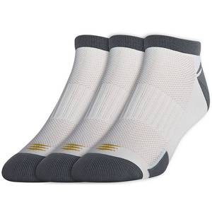 lot 31064 image: Mens Powersox by GOLDTOE 3-pack No-Show Socks, Size 10-13, White