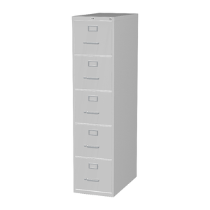 lot 6736 image: Lorell, LLR48499, Commercial Grade Vertical File Cabinet, 1 Each, Light Gray