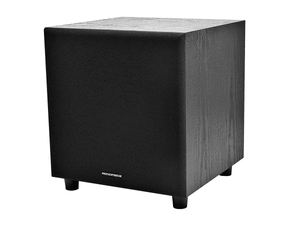 lot 6786 image: 8 Inch 60-Watt Powered Subwoofer - Black