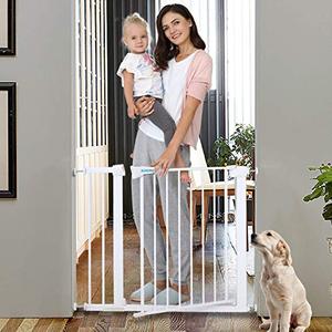 lot 6803 image: Safety Gate,29.5-40.5 inch Auto Close Features��Luxury Extra Tall&Wide Child Gate, Heavy-Duty gate, Easy Walk-Thru pet Gate for The House, Stairs, Doorways & Hallways. (Applicable 29.5-40.5)