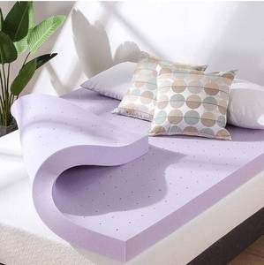 lot 6812 image: Best Price Mattress 4 Inch Ventilated Memory Foam Mattress Topper With Soothi...