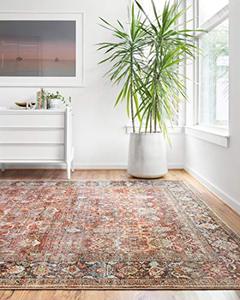 lot 6822 image: Loloi II Layla LAY-02 Spice Traditional Accent Rug 3-6 x 5-6