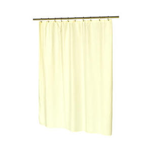 lot 52786 image: Carnation Home Fashions Waffle Weave Polyester Fabric Shower Curtain