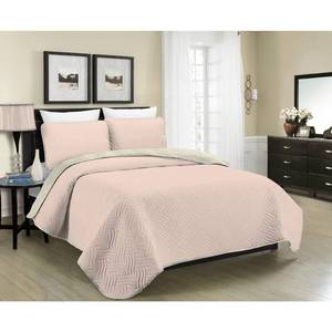 lot 53817 image: MHF Home Allison Reversible 3-piece Quilt Set