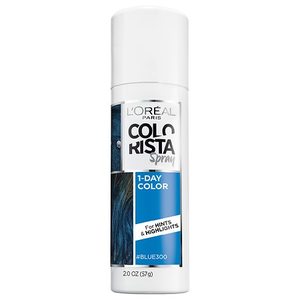 lot 53903 image: LOreal Paris Colorista Temporary Hair Dye (1-Day Spray), Blue, 2 Pack