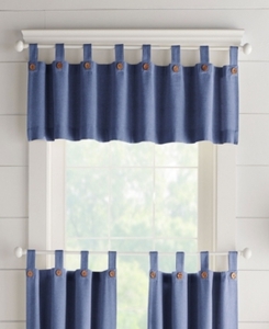 lot 53922 image: Tucker Solid Window Kitchen Valance, 60 x 15 Bedding