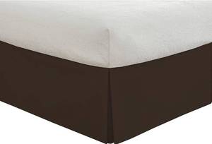 lot 53933 image: BED SKIRT DROP CHOCOLATE 14INCH