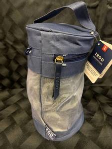 lot 53998 image: Izod - 5pc Mesh Bath Sponge Set - NavyGray