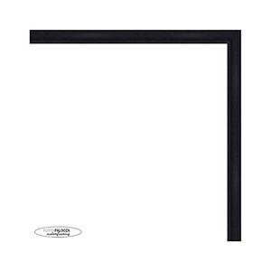 lot 6873 image: Poster Palooza 22x22 Contemporary Black Wood Picture Square Frame - UV Acrylic, Foam Board Backing, & Hanging Hardware Included