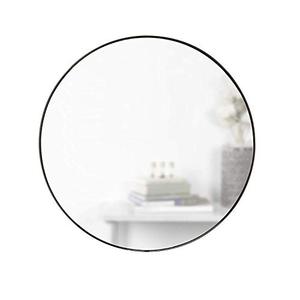 lot 6906 image: Umbra 1012715-378 , Titanium Hubba 34 Inch Round Entryways, Bathrooms, Living Rooms and More, Doubles as Wall Art, 34-Inch Circle Mirror, Finish