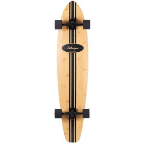 lot 6912 image: Retrospec Zed Bamboo Longboard Skateboard Complete Cruiser
