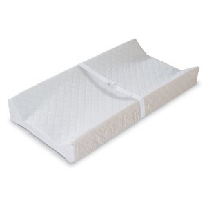lot 6914 image: Summer Infant PEVA Diaper Changing Pad with Safety Strap, White